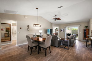 Dining and Living Rooms