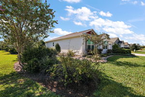 Front/Side Elevation with Large Corner Lot