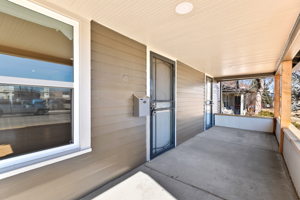 Covered front porch