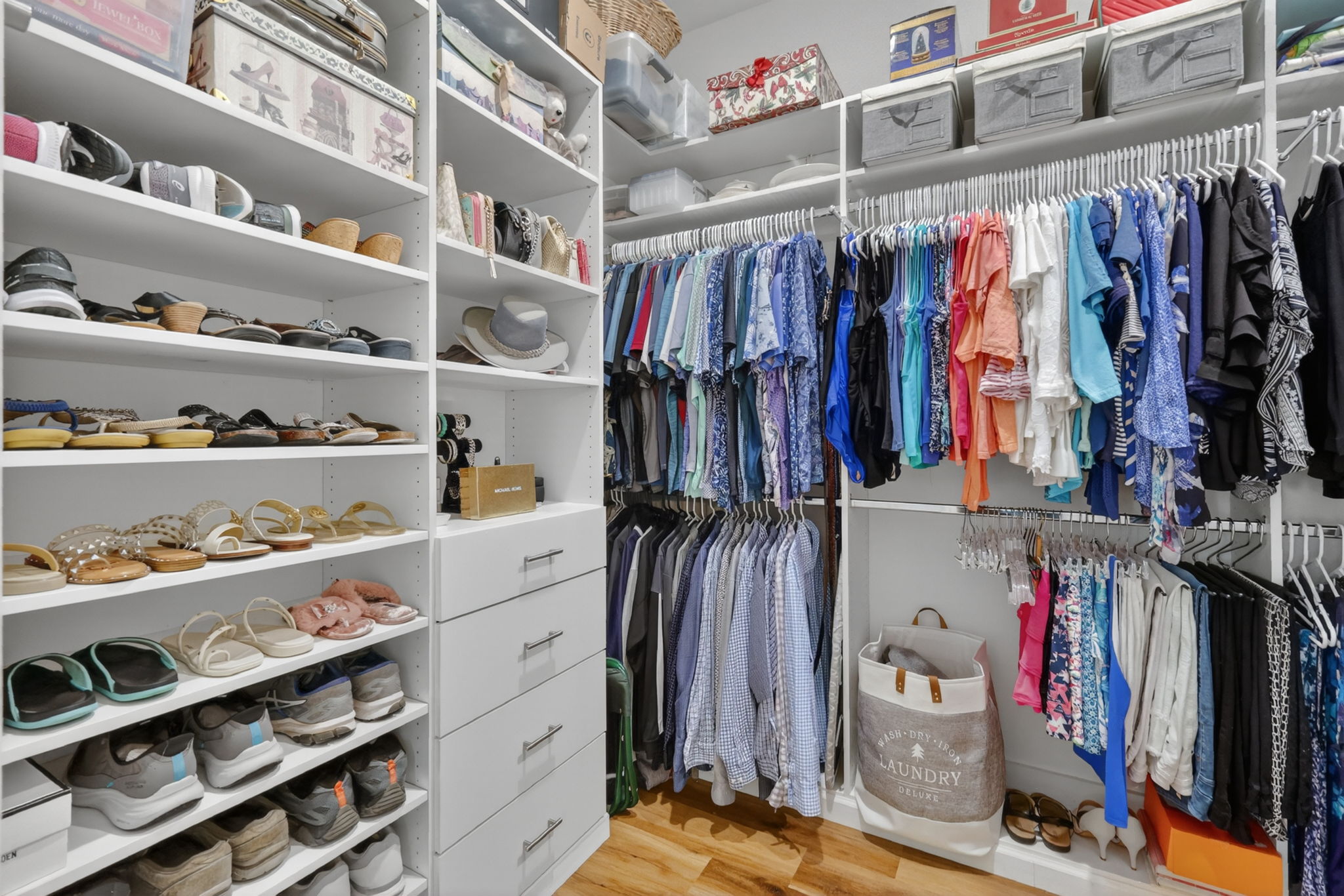 Primary Bedroom Custom Walk-In Closet