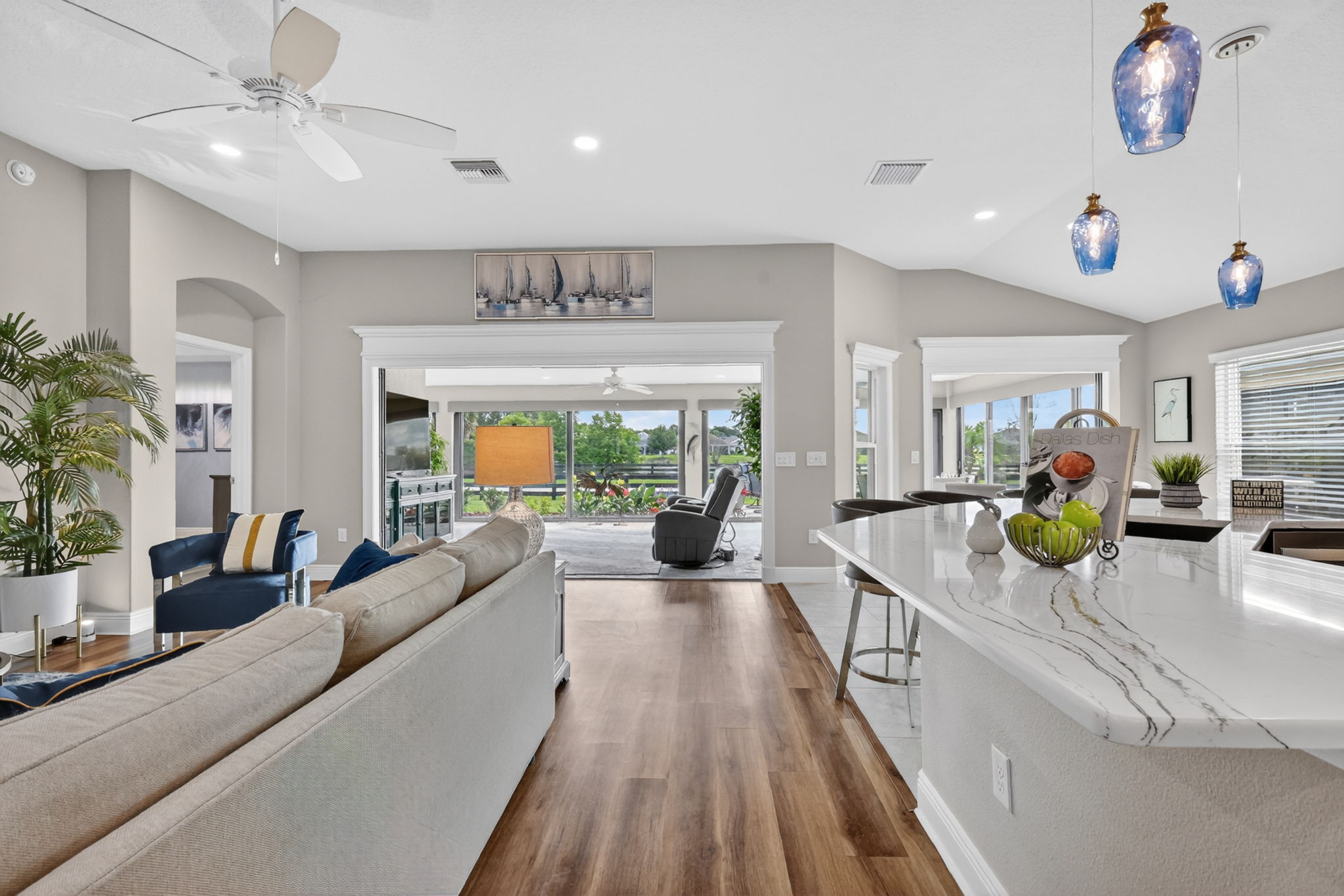 Living Room and Kitchen