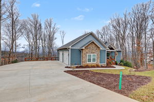 Level Driveway to Garage