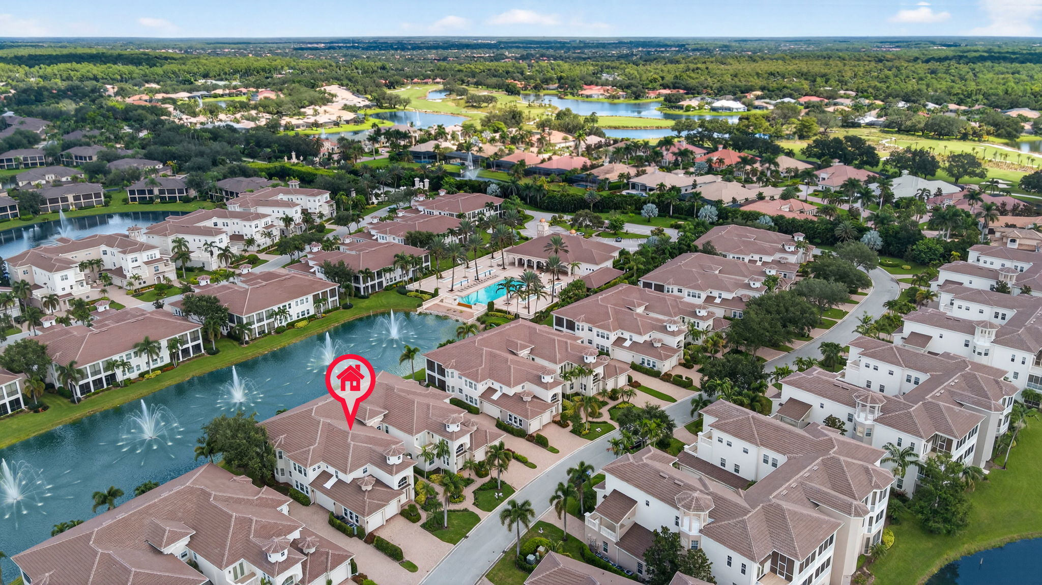 Aerial Front Exterior 2 - marker