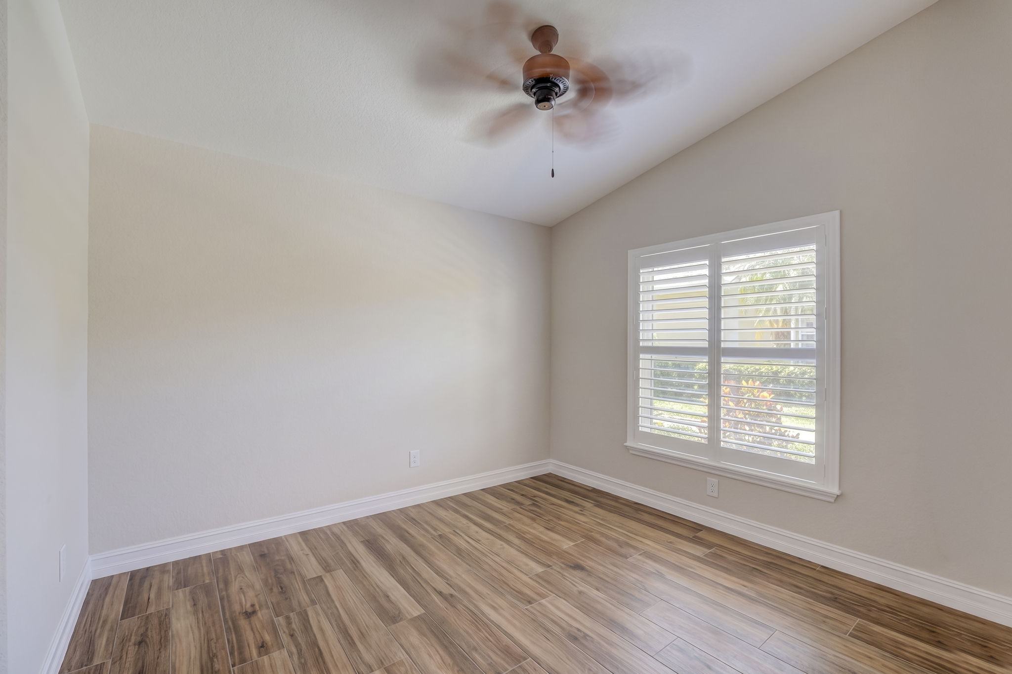 Virtually staged bedroom/den
