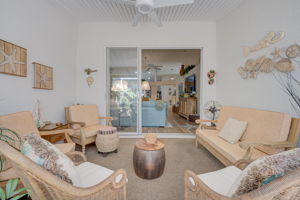 Alternate view of the spacious covered lanai area