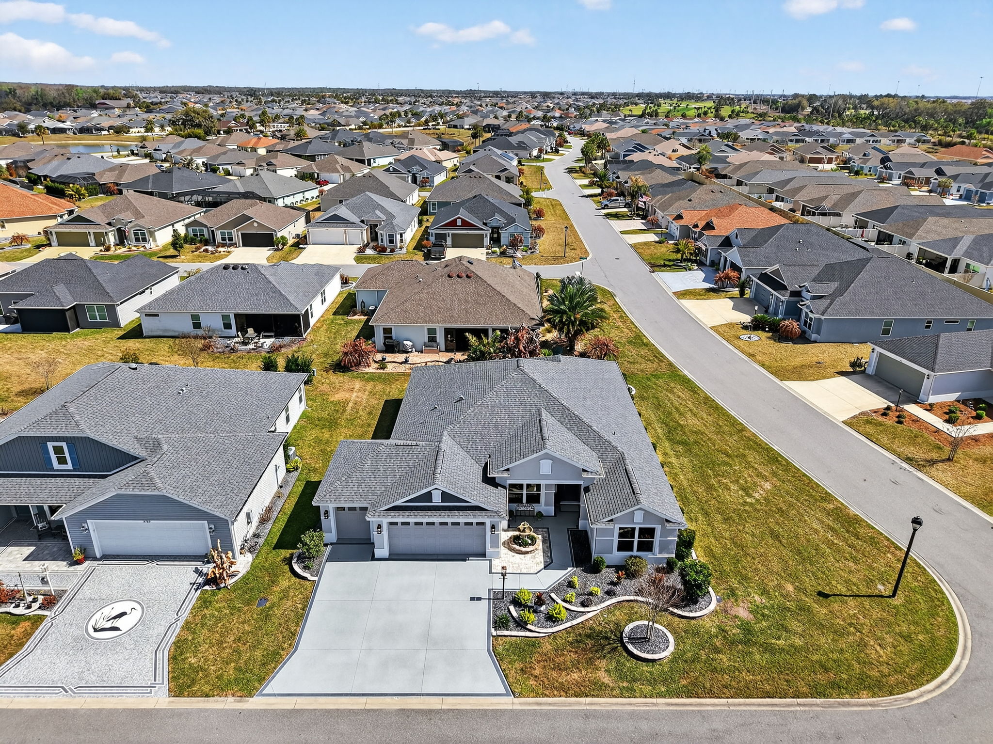 Aerial Front Elevation