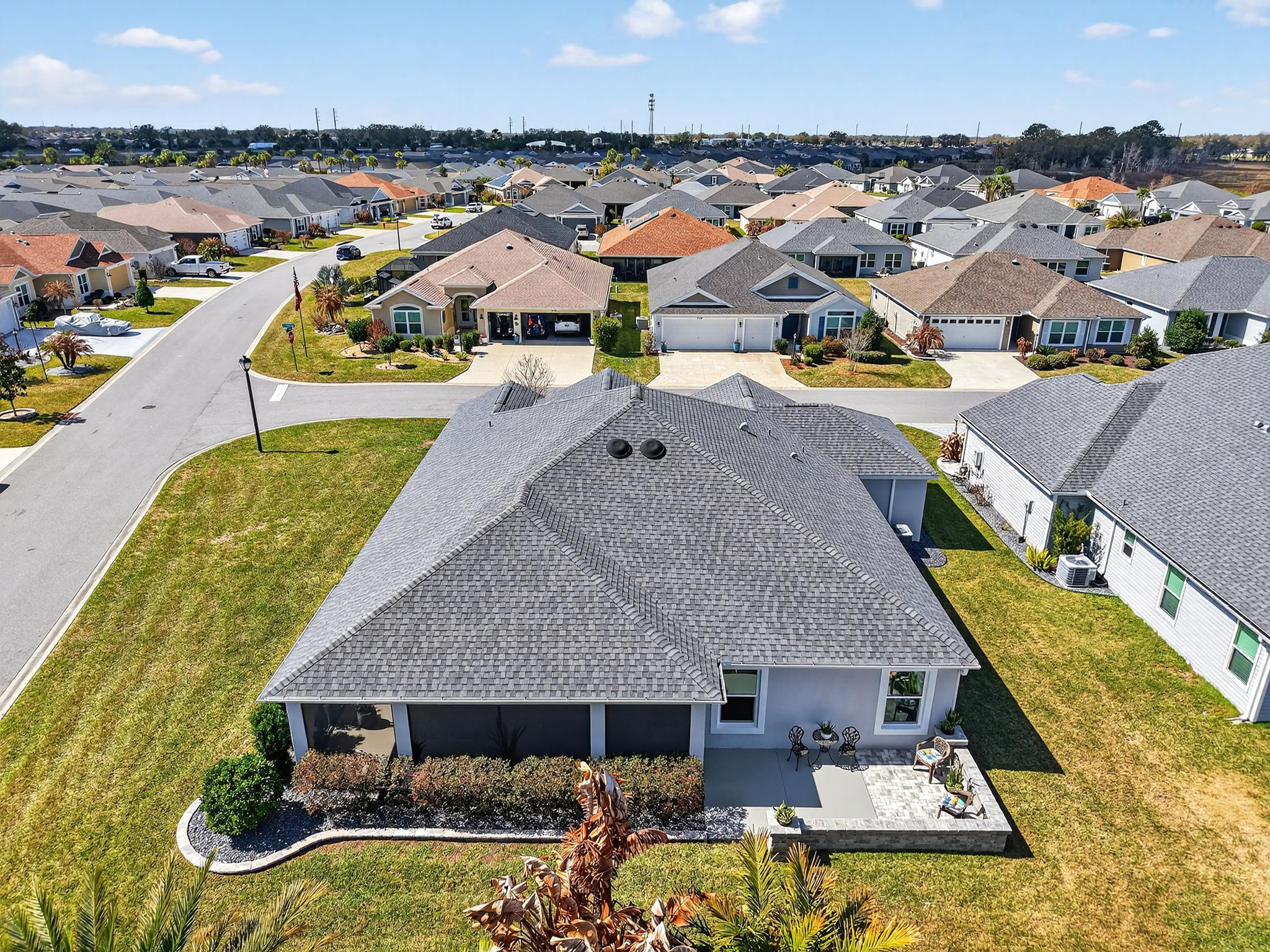 Aerial Rear Elevation