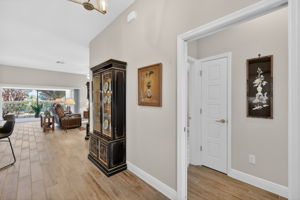 Foyer with Private Entrance to Guest Wing