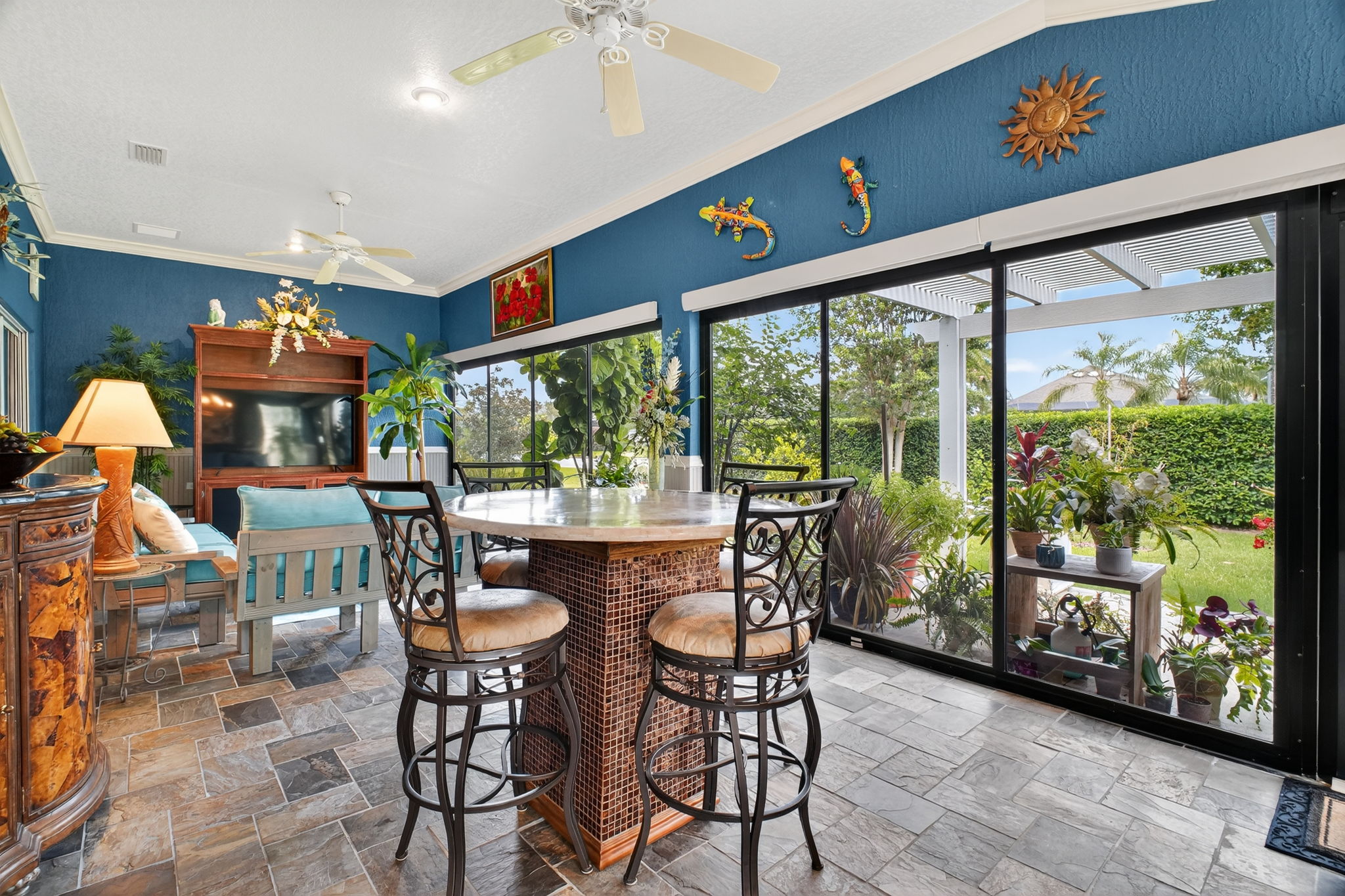 Expansive Climate-Controlled Enclosed Lanai