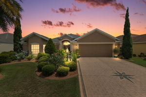 Twilight Front Elevation