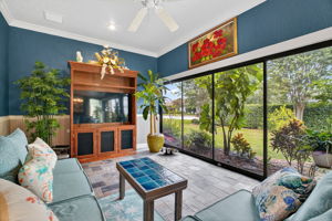 Expansive Climate-Controlled Enclosed Lanai
