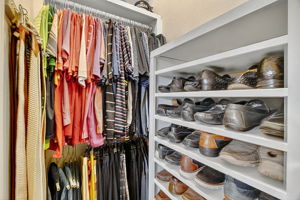 Primary Bedroom Customized  Walk-In Closet