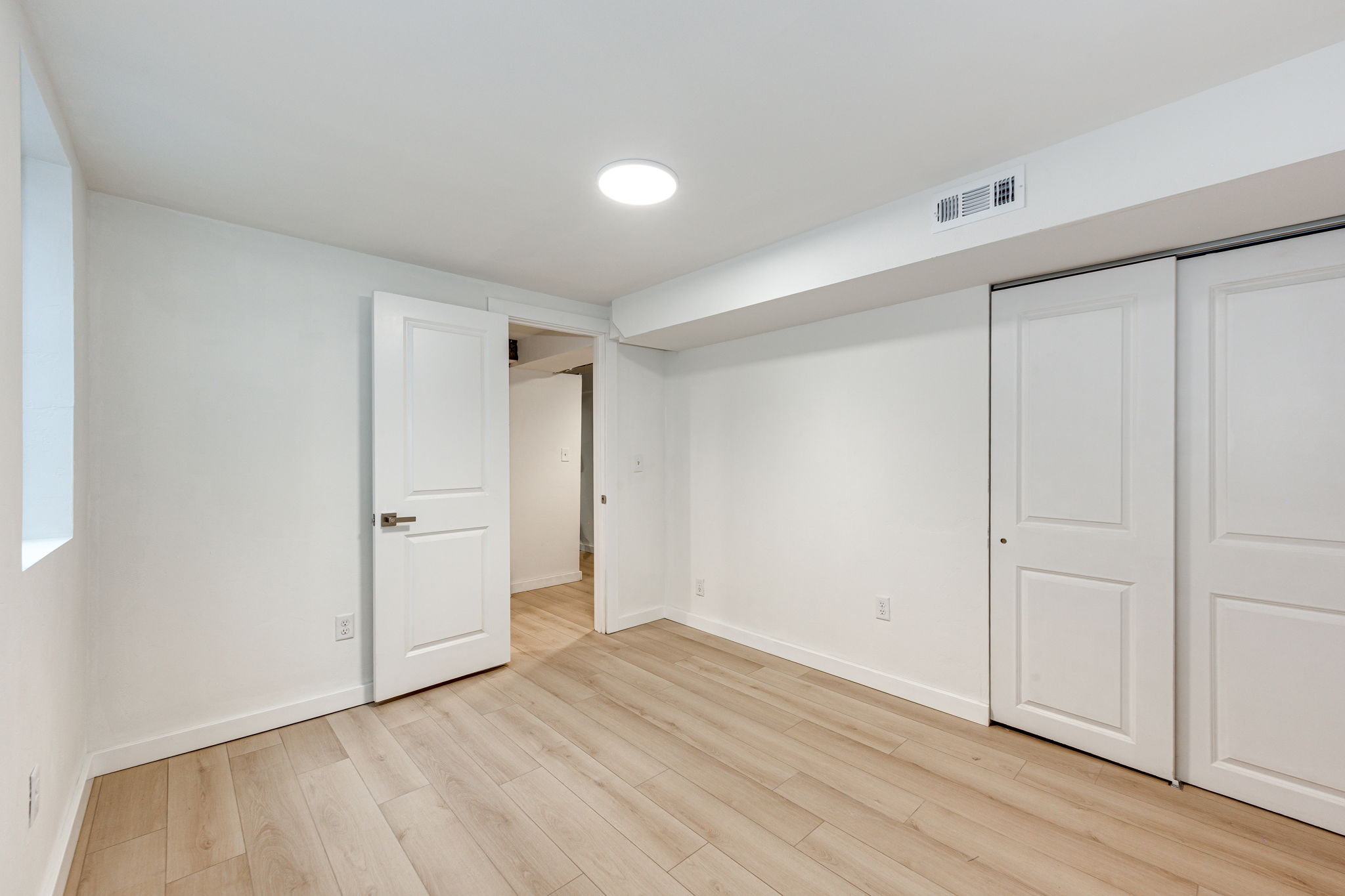 Secondary Bedroom w Wide Closets
