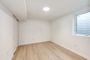 Secondary Bedroom w Wide Closets & Egress Window