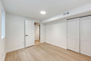 Secondary Bedroom w Wide Closets