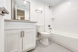 Beautifully Finished Full Bathroom in Basement