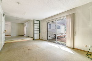 Family Room with Backyard
