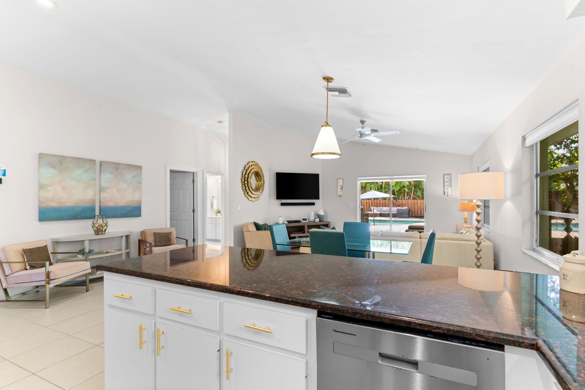 Open Floor Plan from Kitchen