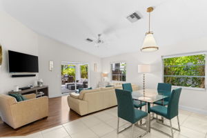 Volume Ceiling in Dining and Family Room