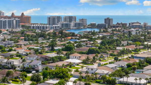 Aerial View of the Gulf, Ritz Carlton and more