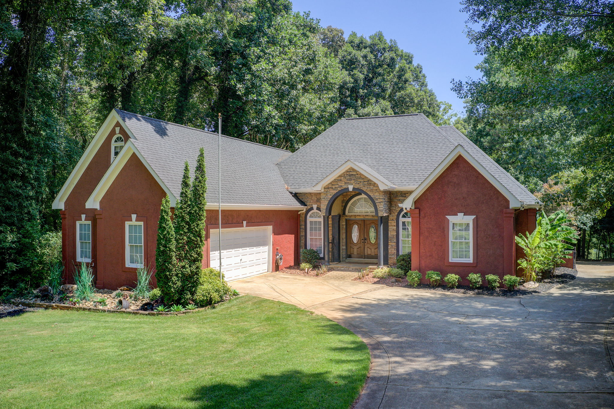 64 Aerial Exterior Front C w Garage