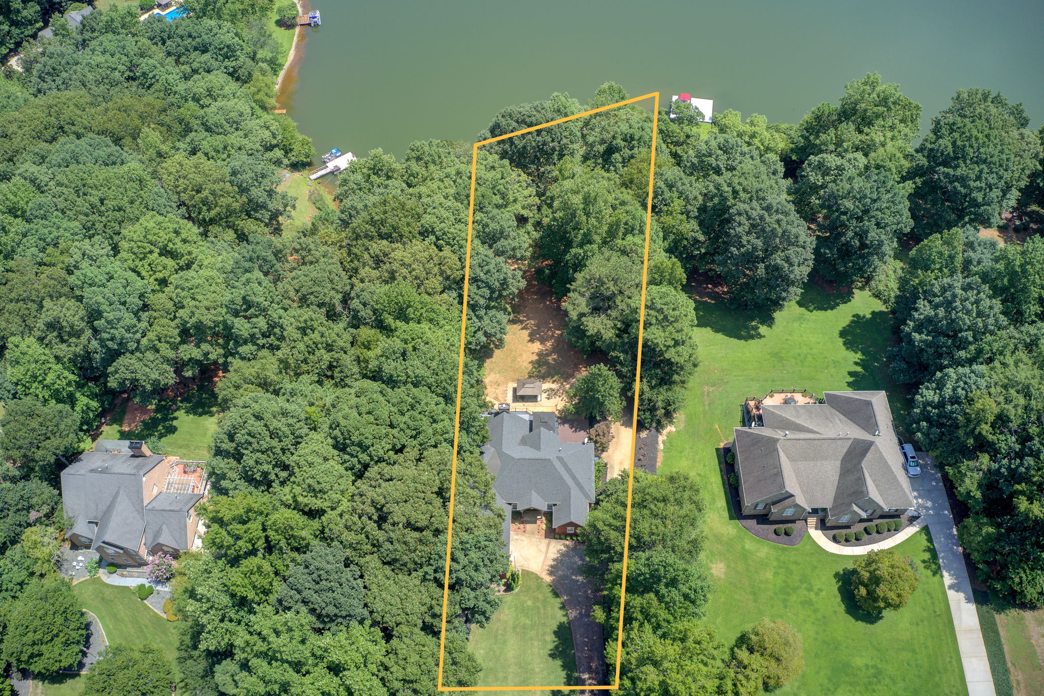 66 Aerial Lot w Demarcation Line