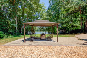 56 Exterior Dining Gazebo w Lake View