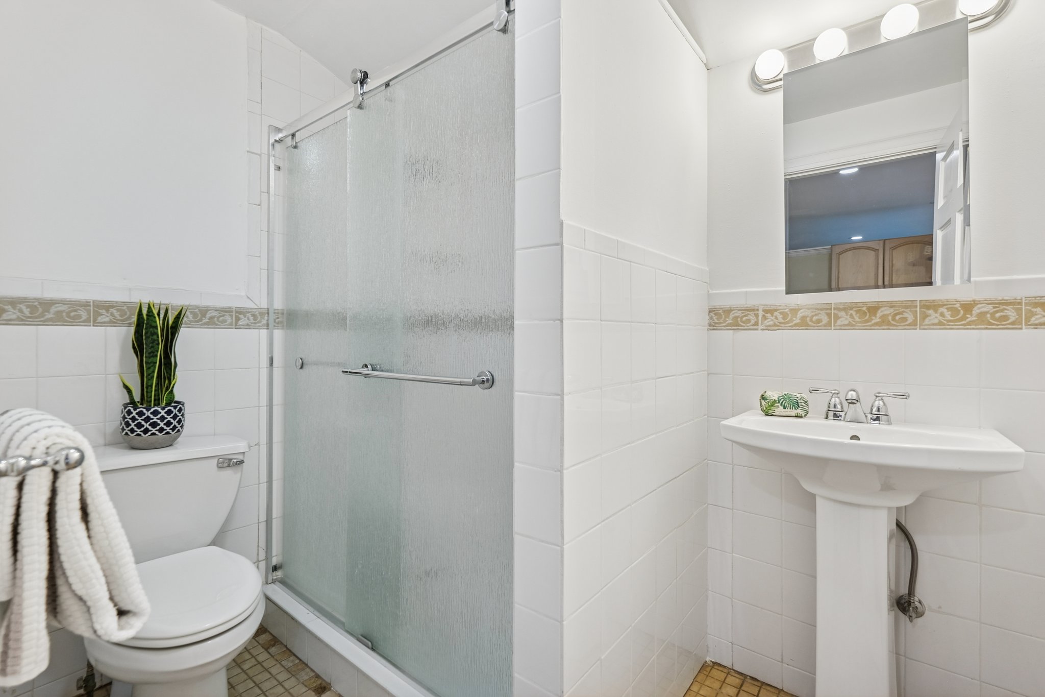 Ground floor in-law suite bath.