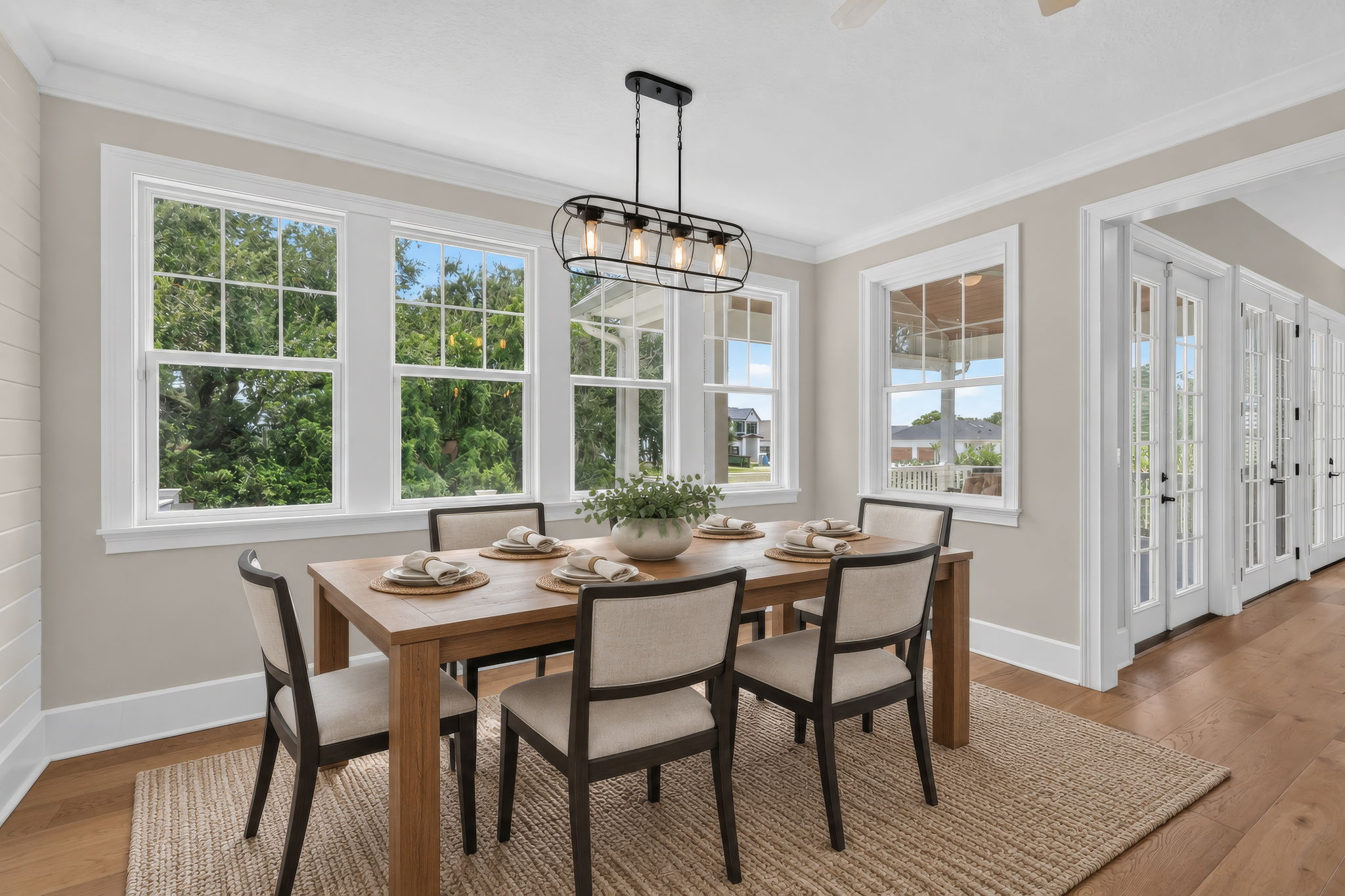 Virtually Staged Dining Room