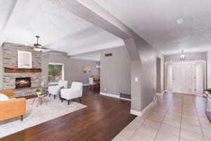 Living Room view to Foyer