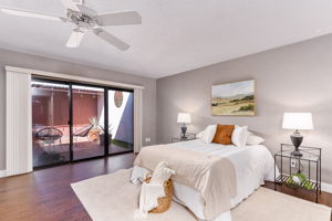 Primary Bedroom with Atrium access