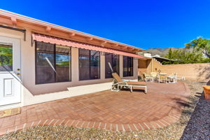 Back Patio 3 with Catalina Mountain views