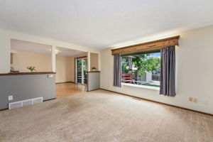 Living Room with large Picture Window