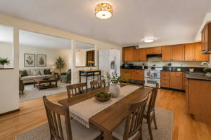 Virtually Staged Dining Area
