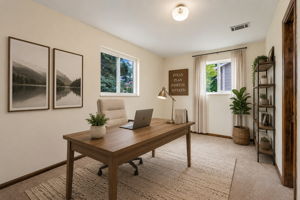 Virtually Staged Bedroom 4 Lower Level