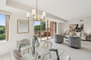 Dining Room Open to Living Room