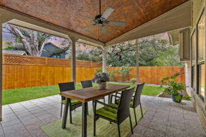 Covered Rear Patio