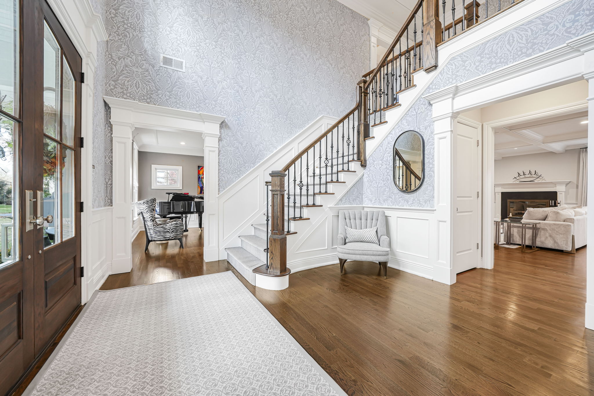 Entry Foyer to Formal Seating Area