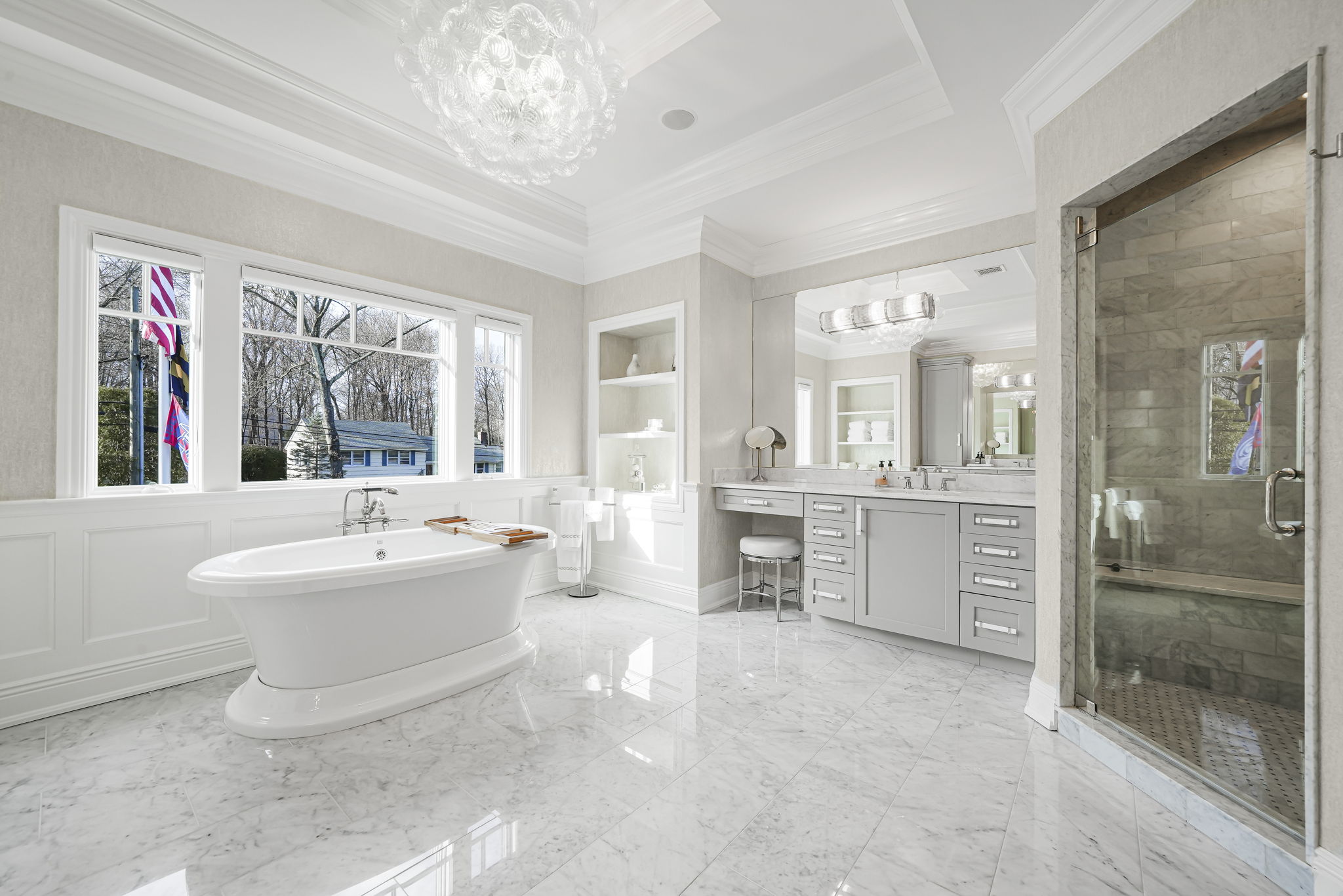 Primary Bathroom with Heated Flooring