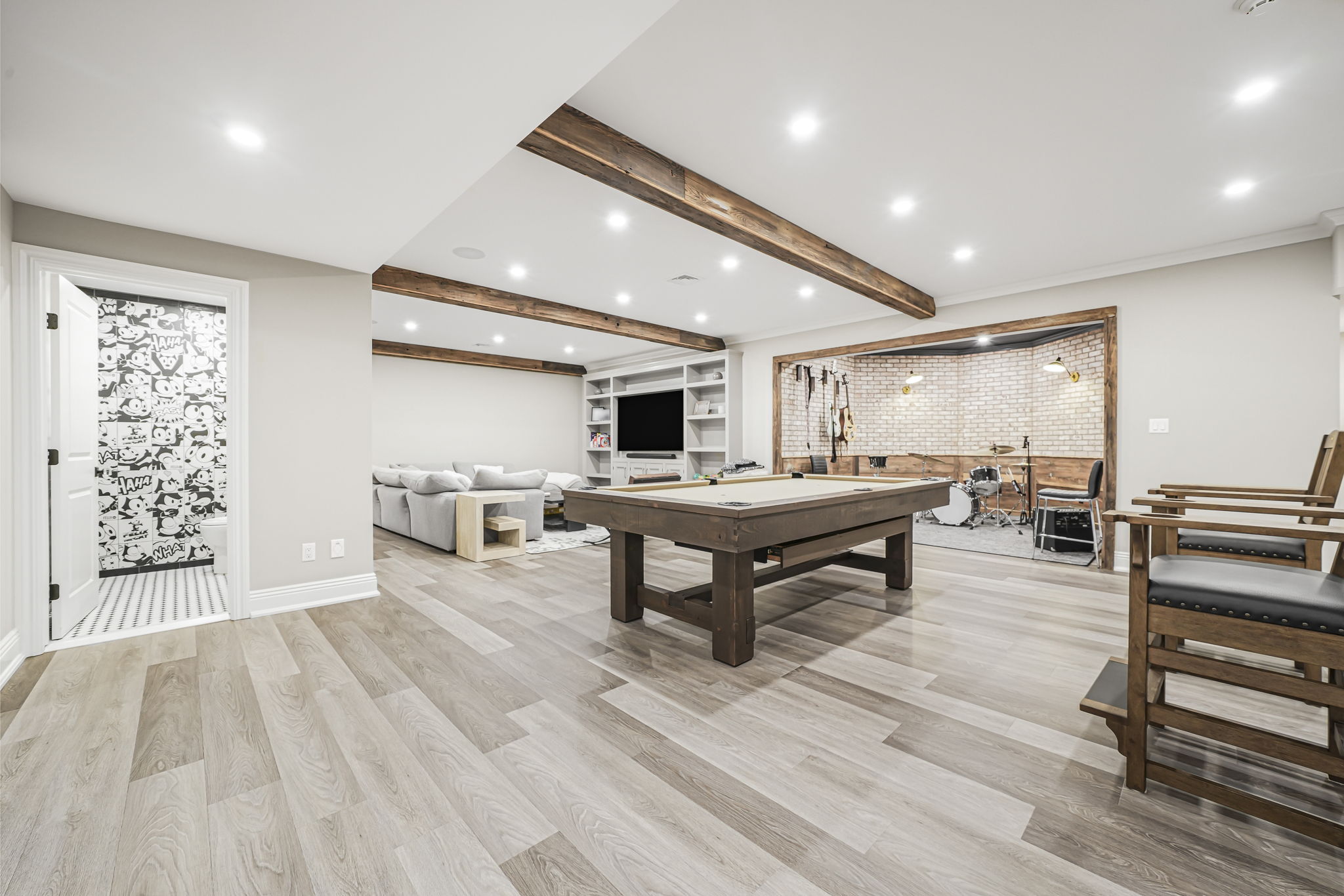 Beautiful Finished Basement