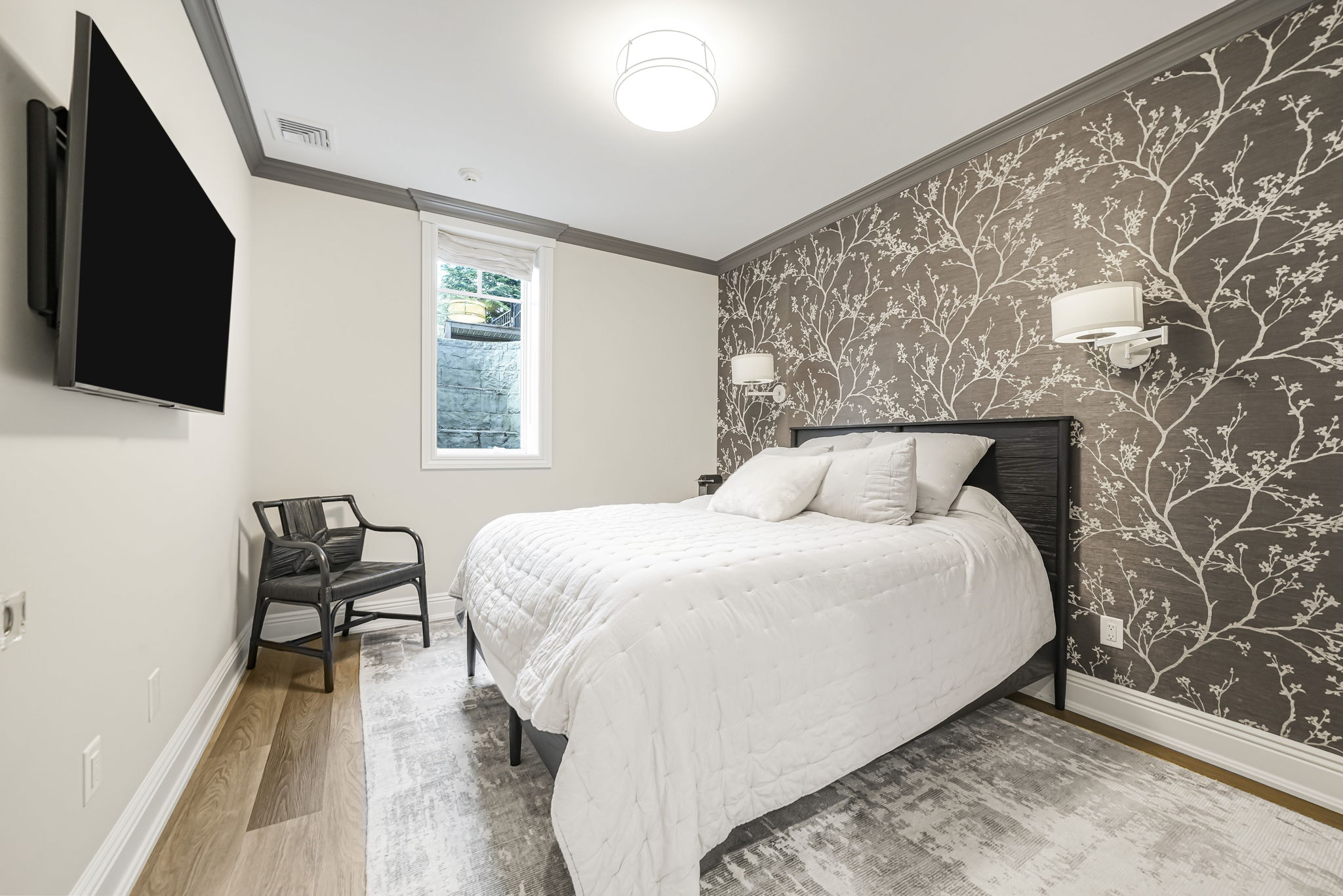 Bedroom 2 in basement