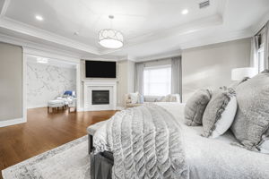 Primary Bedroom Gas Fireplace