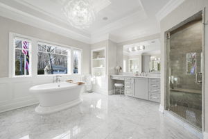 Primary Bathroom with Heated Flooring