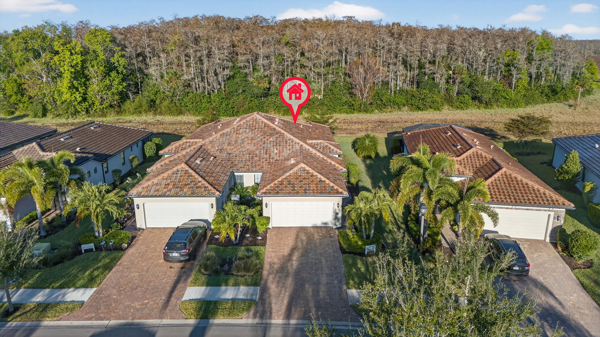 Aerial Front Exterior 1 - marker