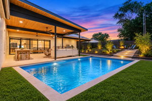 AI showing potential pool off the outdoor living space.
