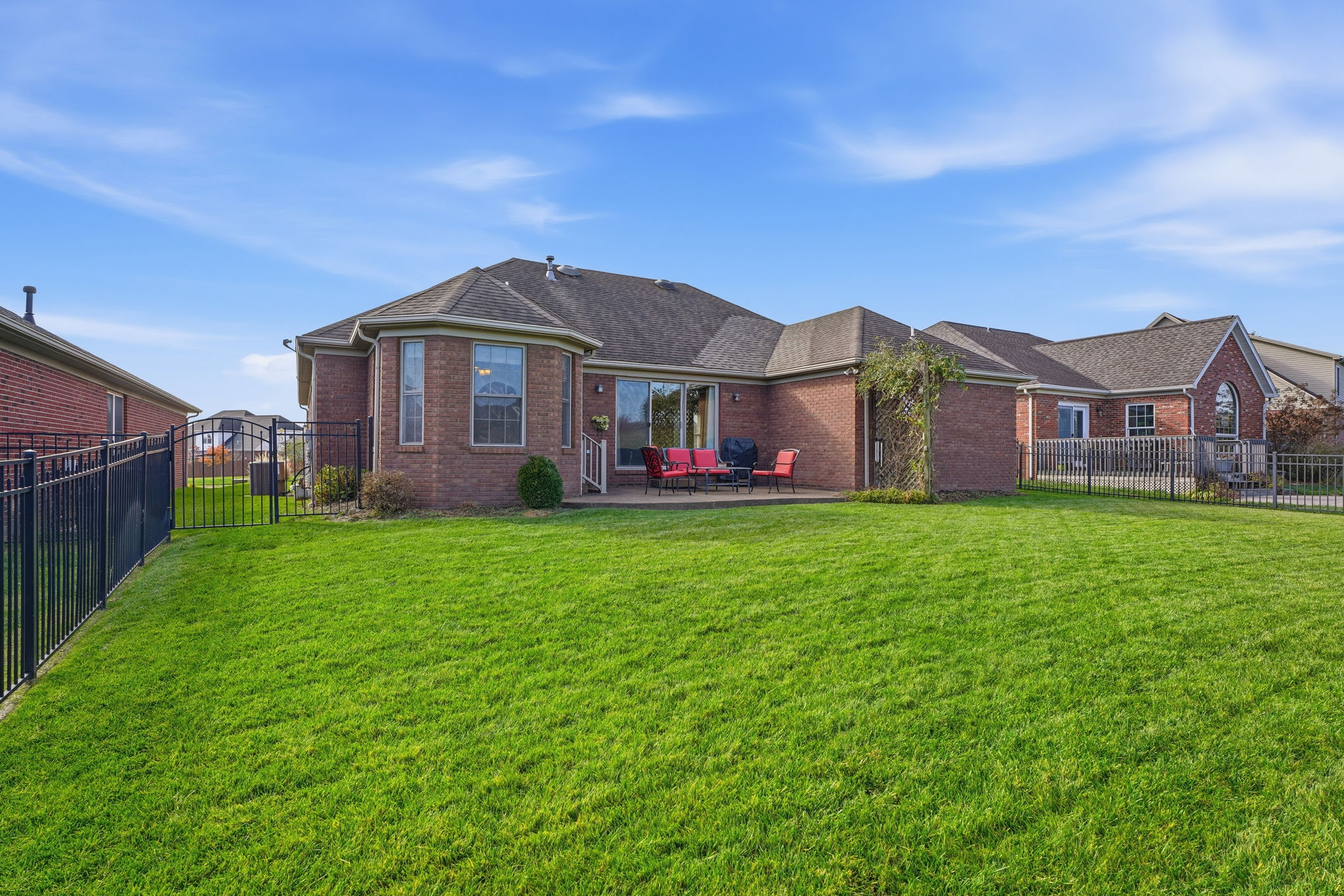 SPRINKLER SYSTEM IN FRONT AND BACK