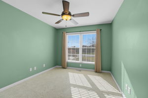 SPARE BEDROOM WITH CEILING FAN