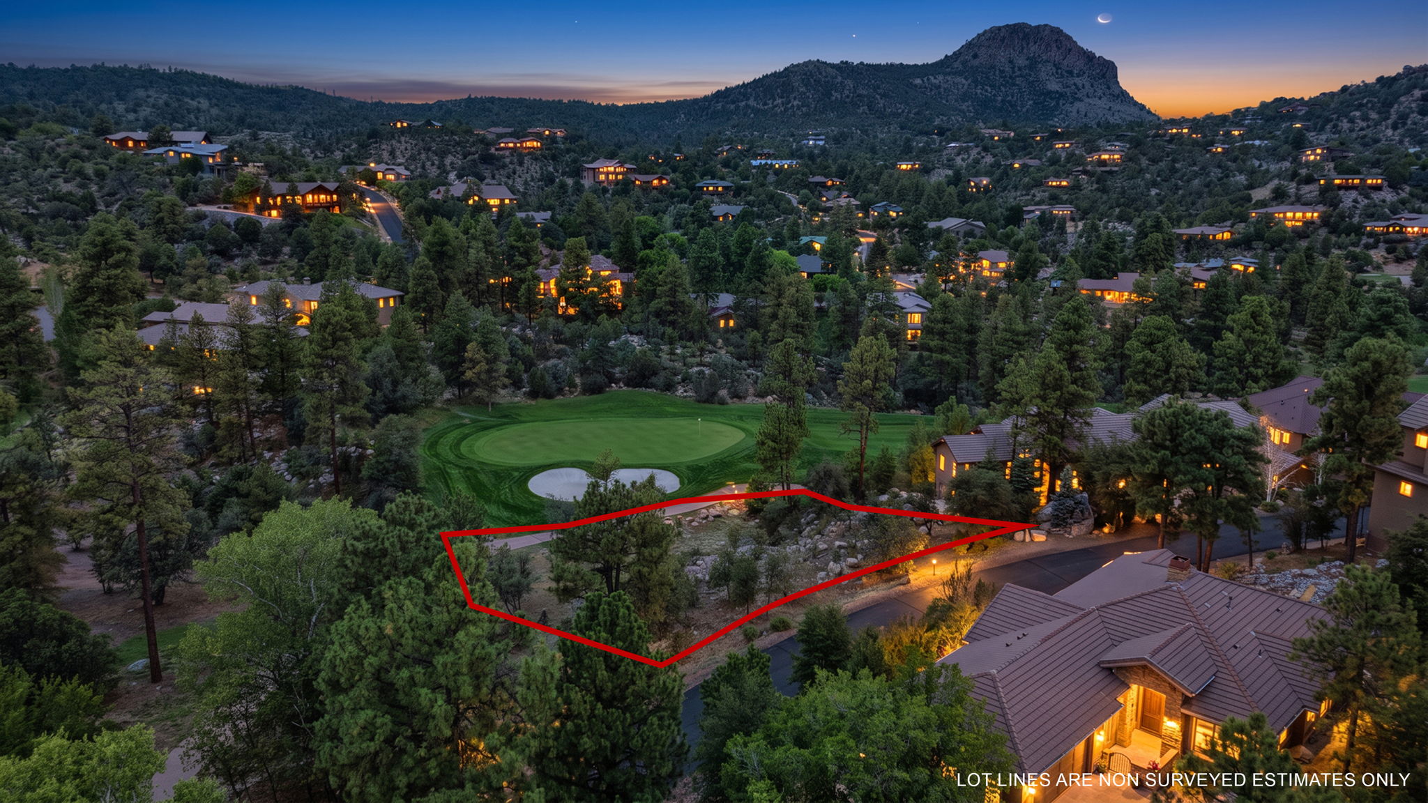 Aerial 1 VT Lot Lines