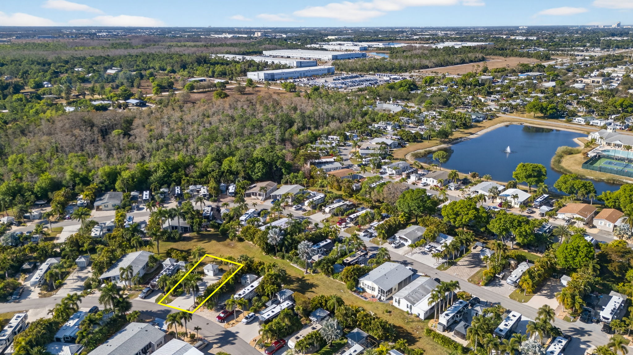 Aerial Front Exterior 5 - lot line