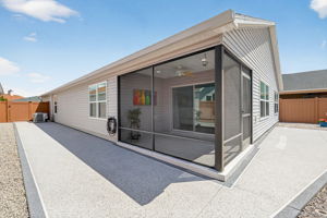 Rear and Side Patios